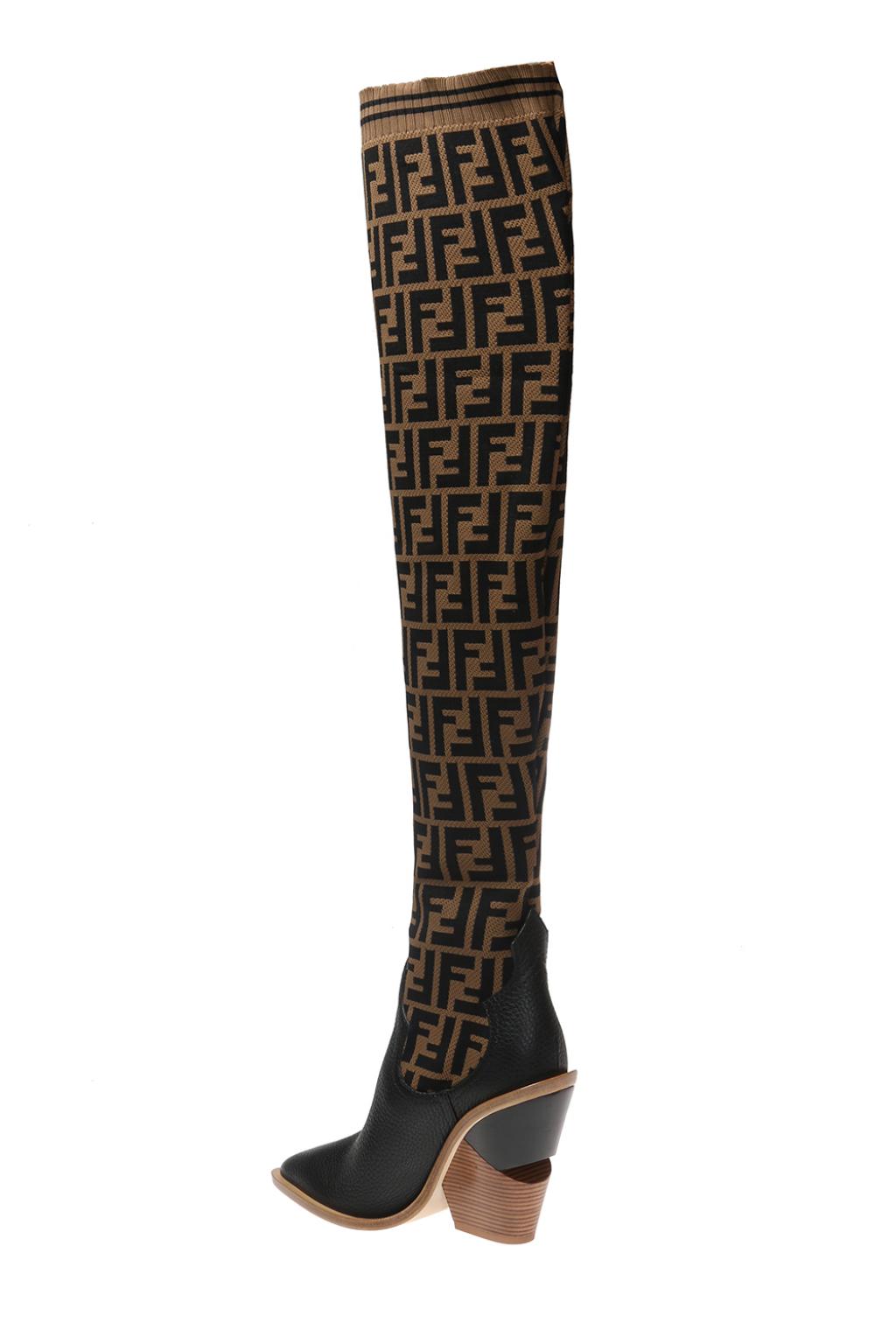 Thighhigh boots with sock Fendi Vitkac KR